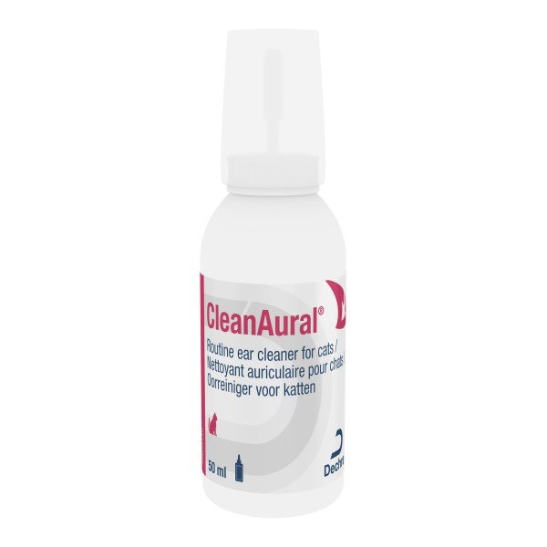 CleanAural Ear Cleaner for Cats - 50ml
