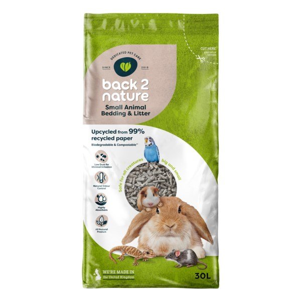 Back 2 Nature Small Animal Bedding - 30 Litre