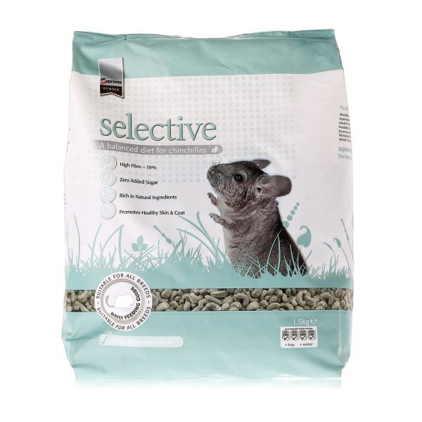 Supreme Science Selective Chinchilla Food - 1.5kg