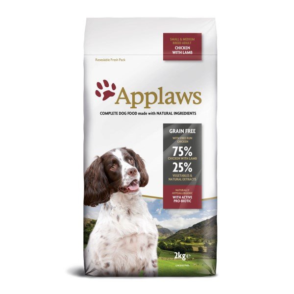 Applaws Adult Dog Small/Medium Breed Chicken & Lamb - 2kg