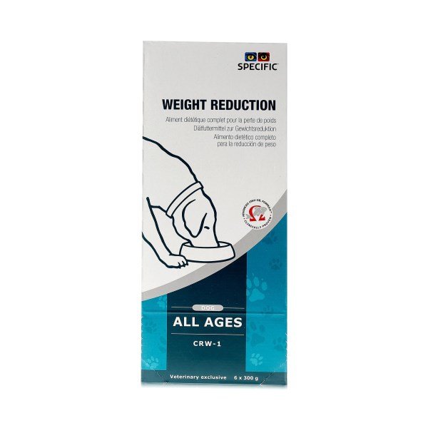 Specific Canine CRW 1 Weight Reduction - 6 x 300g Alutrays