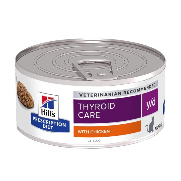 Hill's Prescription Diet Feline y/d - 24 x 156g Tins