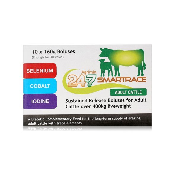 24-7 Smartrace Bolus for Cattle - 10 Boluses