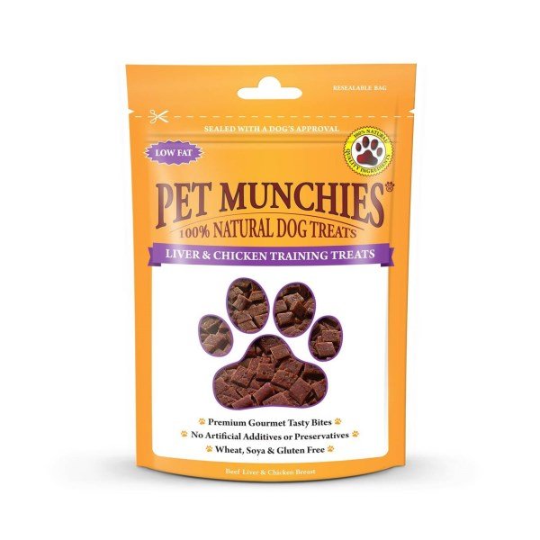 Pet Munchies Training Treats Liver and Chicken - 50g