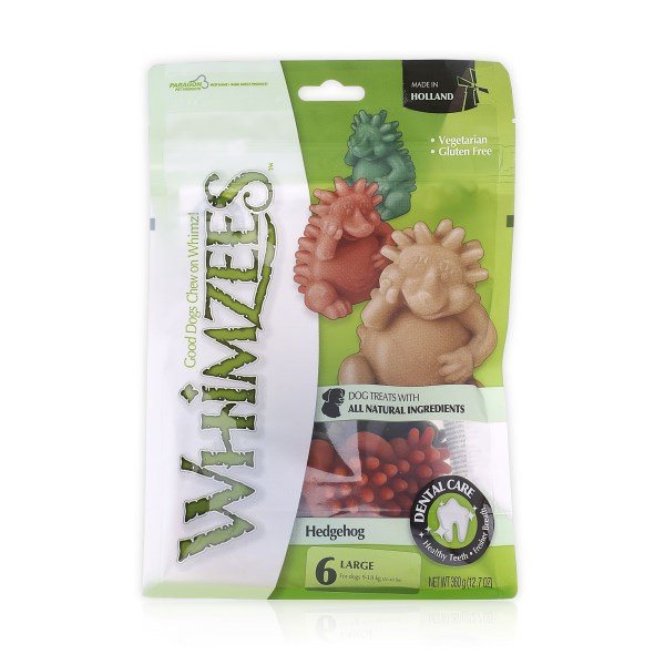 Whimzees Hedgehog Treats - Large - Pack of 6