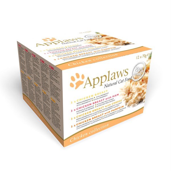 Applaws Cat Chicken Collection Multipack - 12 x 70g