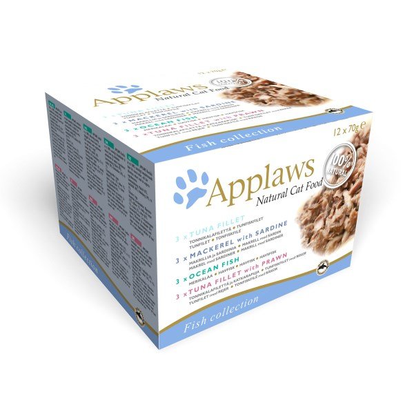 Applaws Cat Fish Collection Multipack - 12 x 70g