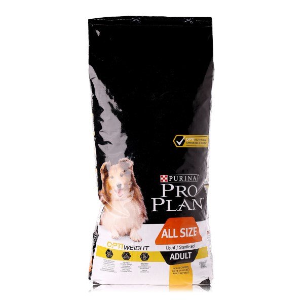 PRO PLAN All Sizes Light / Neutered Chicken Dry Dog Food 14kg