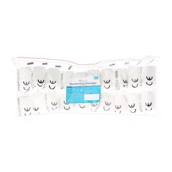 VetOne Conforming Bandage 4cm x 4m - 20 Rolls