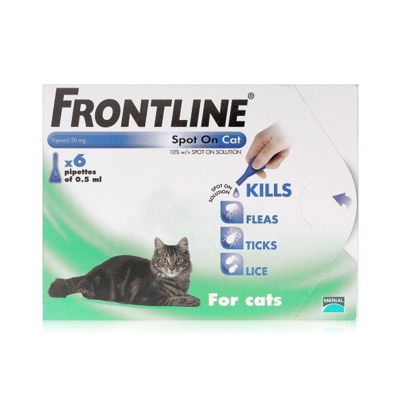 Frontline Spot-On for Cats x 6 Pipettes
