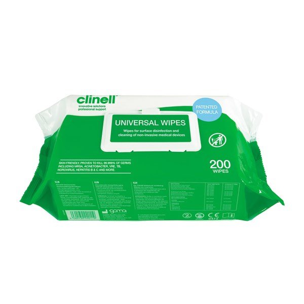 Clinell Universal Wipes x 200