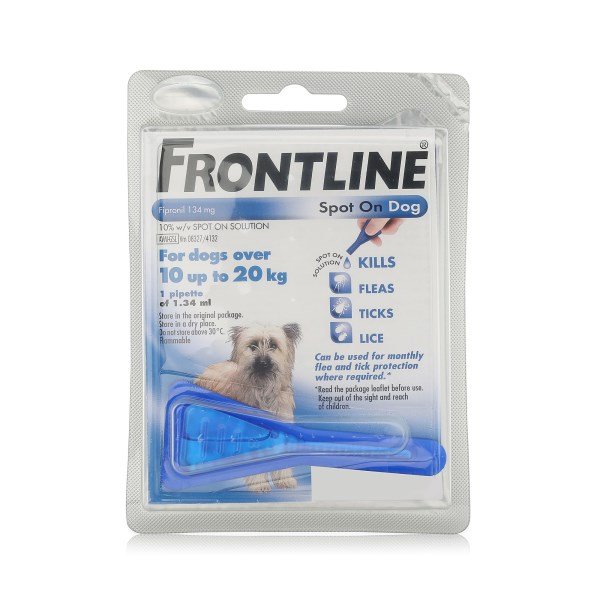 Frontline Spot-On for Dogs - 10-20kg x 1 Pipette