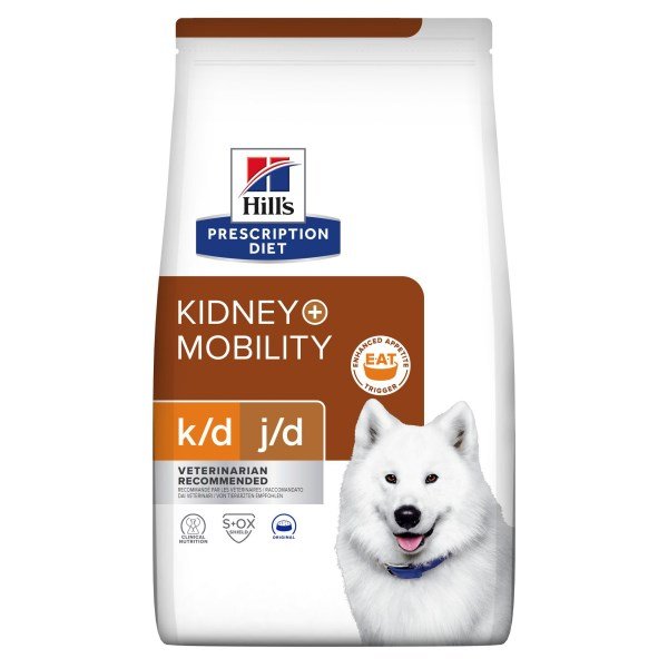 Hill's Prescription Diet k/d + Mobility Dry Dog Food 12kg