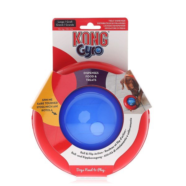 KONG Gyro Treat Dispenser for Dogs - Large