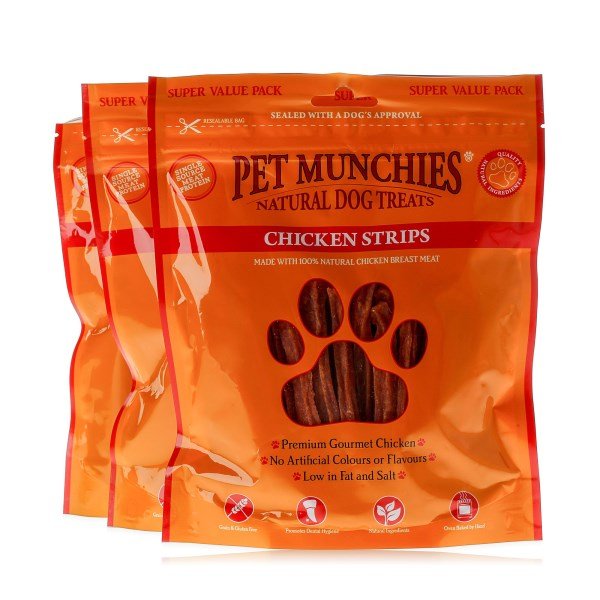 Pet Munchies Chicken Strip Treats- 320g