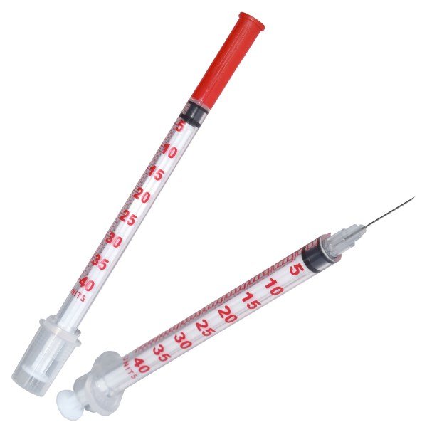 Insulin Syringe Sol-V 1ml 29g U-40 3 Part - Box of 100