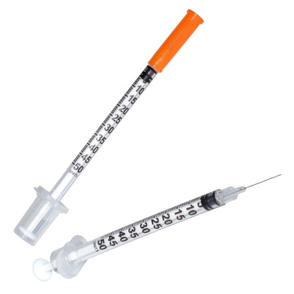 Insulin Syringe Sol-V 0.5ml 29g U-100 3 Part - Box of 100