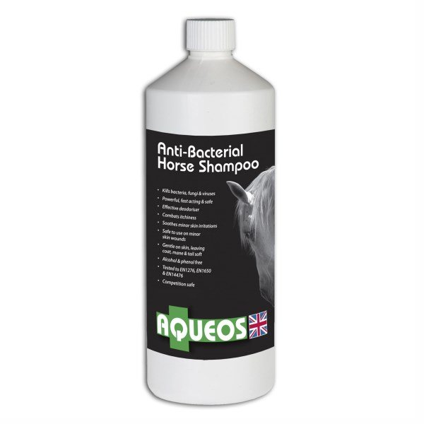 Aqueos Antibacterial Horse Shampoo - 1 Litre