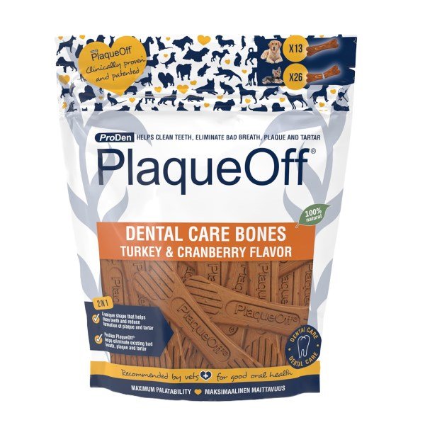 Plaque Off Dental Bones - Turkey & Cranberry