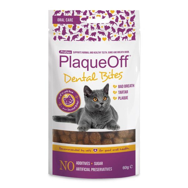Plaque Off Dental Bites for Cats - 60g