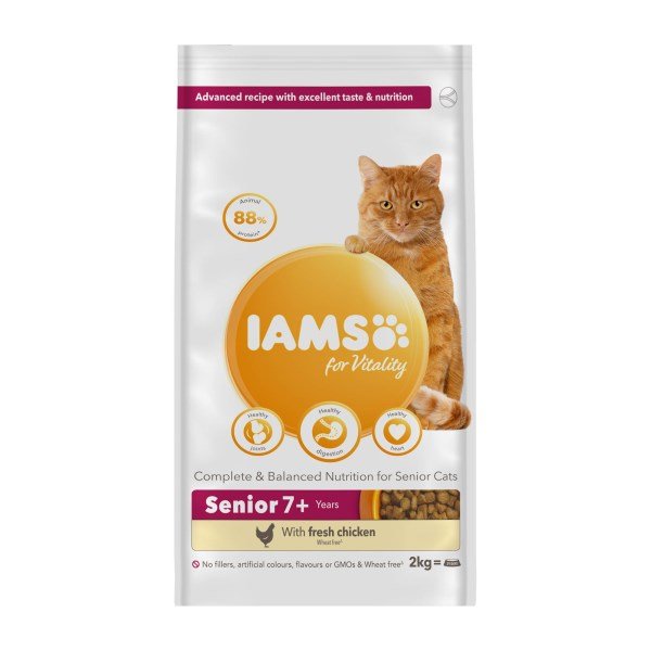 Iams Vitality Cat Senior Chicken 2kg