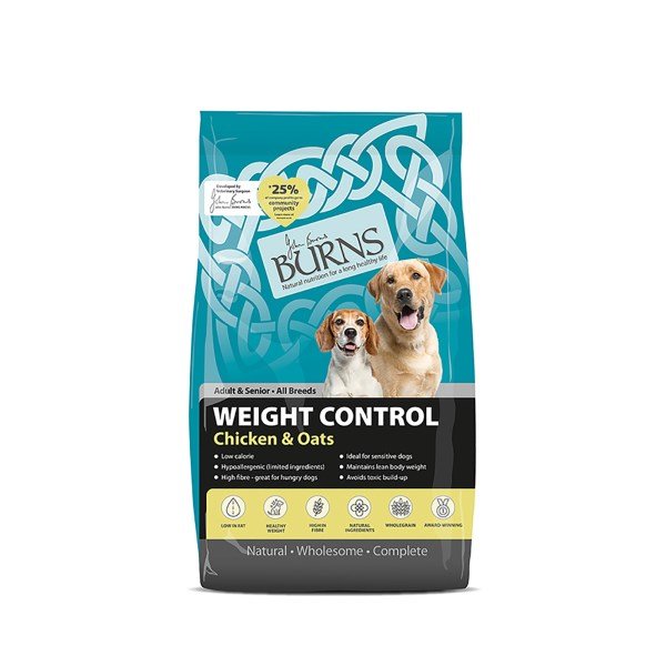 Burns Canine Adult Weight Control Chicken & Oats - 6kg