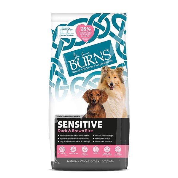 Burns Canine Adult Sensitive Duck & Brown Rice - 12kg