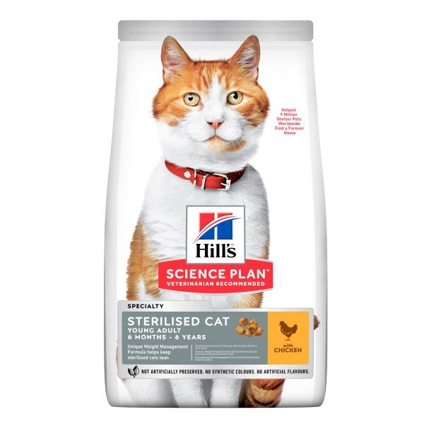 Hill's Science Plan Feline Young Adult Sterilised - Chicken 3kg