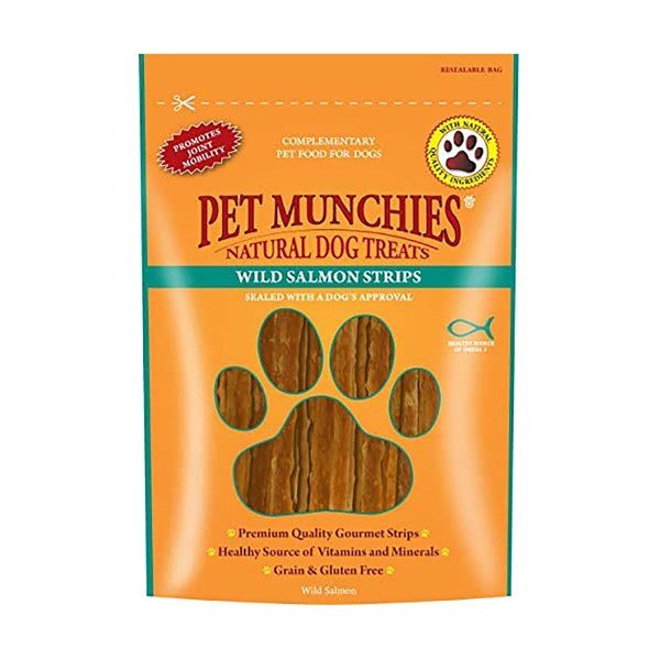 Pet Munchies Wild Salmon Strips 80g