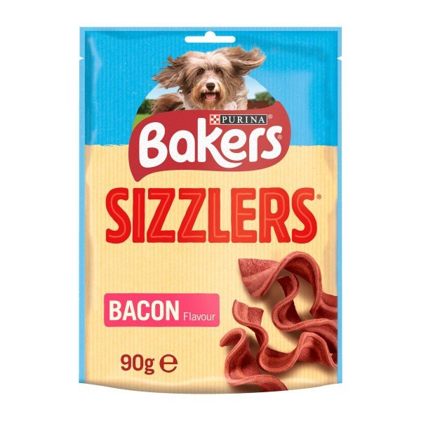 BAKERS Sizzlers Bacon Dog Treats 90g