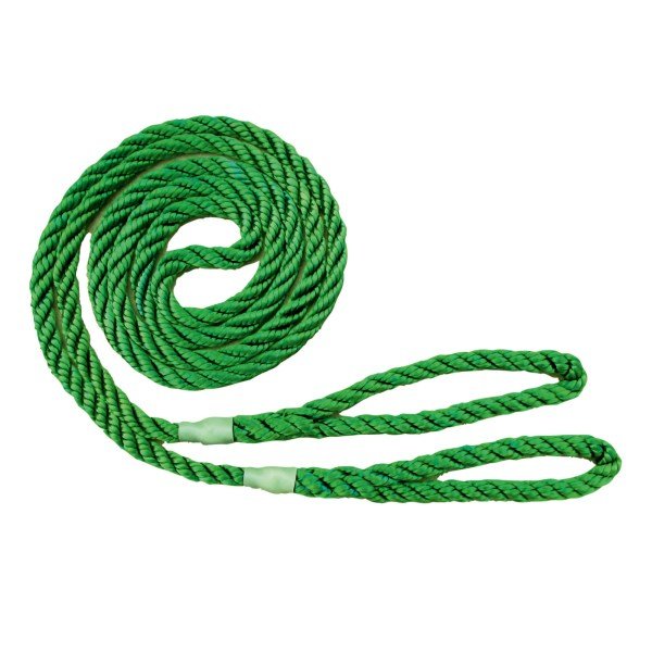 Green Calving Rope 2 Loop - 6mm x 1.8 Metre