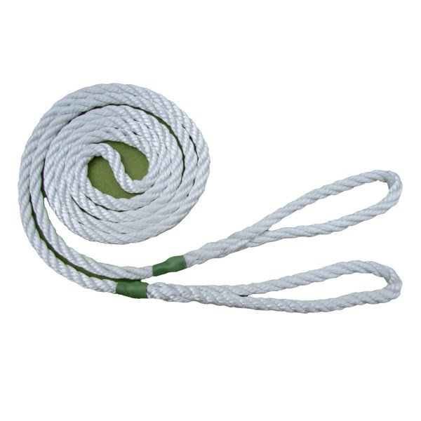 White Calving Rope 2 Loop - 6mm x 1.8 Metre