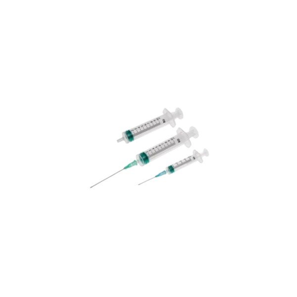 10ml Syringe Emerald Disposable Luer Slip Eccentric 3 Part - Box of 100