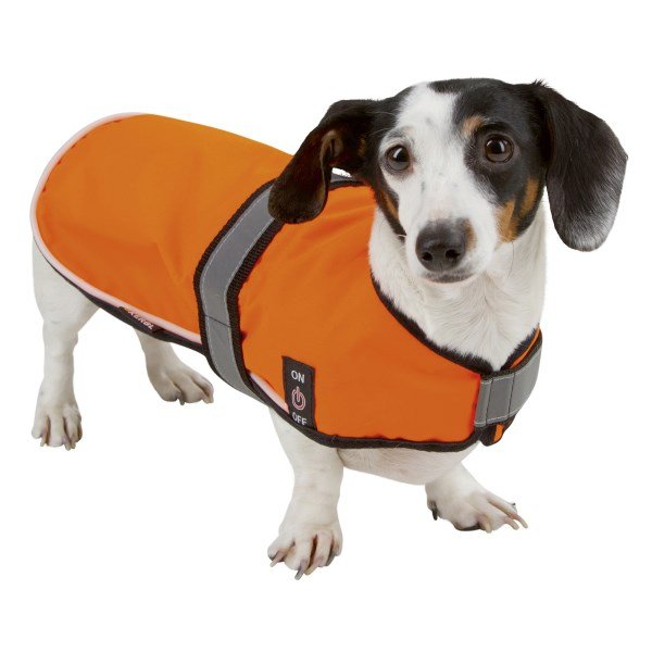 LED Safety Vest Maxi Safe Orange Medium