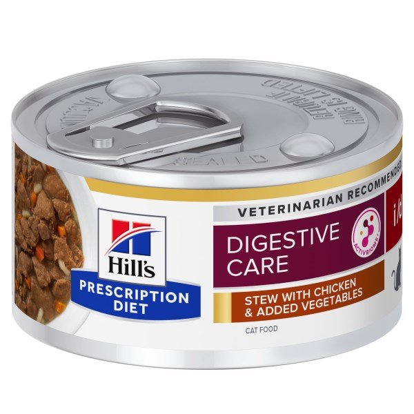 Hill's Prescription Diet I/D Digestive Care Cat Stew with Chicken & Vegetables 82g x 24