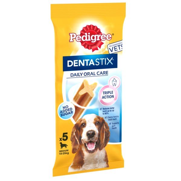 Pedigree DentaStix Daily Dental Chews Medium Dog 5 Sticks x 14