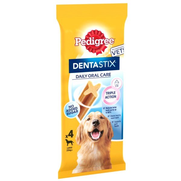Pedigree DentaStix Daily Dental Chews Large Dog 4 Sticks x 14