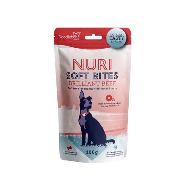 Doodlebone Nuri Treats Beef 100g