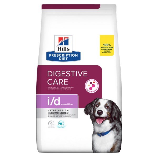 Hill's Prescription Diet i/d Sensitive Digestive Care Dry Dog Food with Egg & Rice 4kg Bag