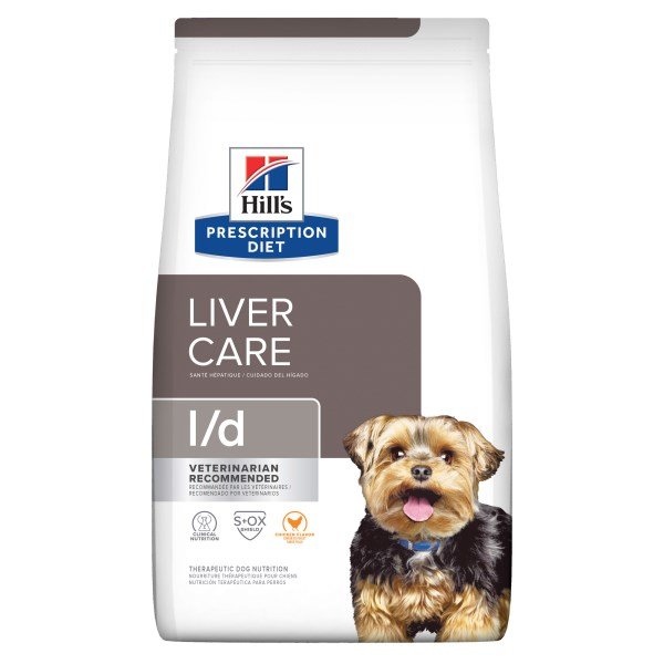 Hill's Prescription Diet l/d Liver Care Dry Dog Food 4kg Bag