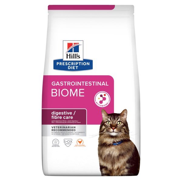 Hills Prescription Diet Gastrointestinal Biome Dry Cat Food with Chicken 3kg Bag