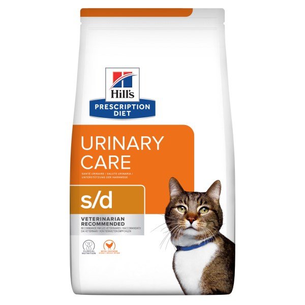 Hill's Prescription Diet s/d Urinary Care Dry Cat Food with Chicken 3kg Bag