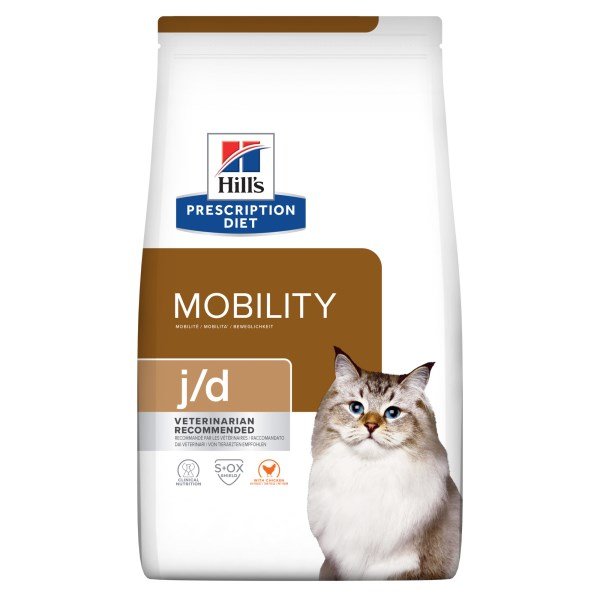 Hill's Prescription Diet j/d Joint Care Dry Cat Food with Chicken 3kg Bag