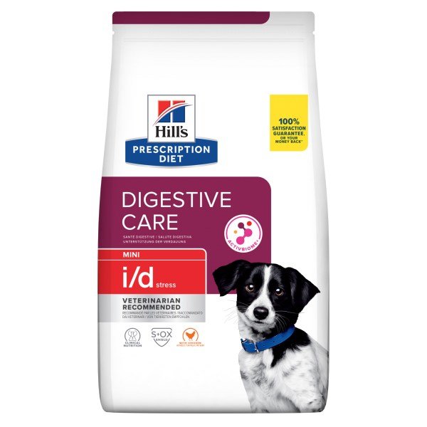 Hill's Prescription Diet i/d Stress Mini Digestive Care Dry Dog Food with Chicken 6kg Bag