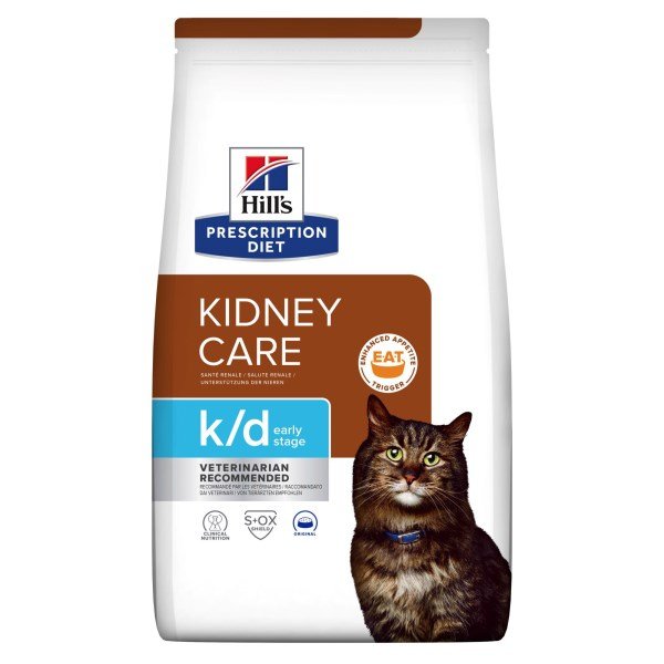 Hill's Prescription Diet k/d Early Stage Kidney Care Dry Cat Food 3kg Bag