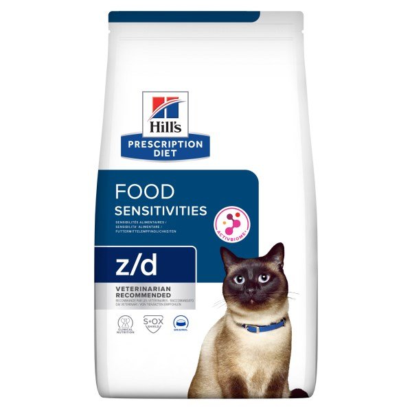 Hill's Prescription Diet z/d Food Sensitivities Dry Cat Food 3kg Bag