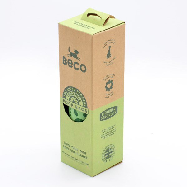 Beco Poop Bags, Unscented, 300 Roll, Big, Strong and Leak-Proof