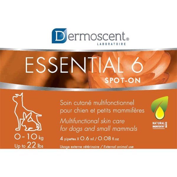 Dermoscent Essential 6 Dog 0 - 10kg x 4 Pipette