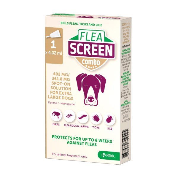 Fleascreen Combo Spot On Solution for Extra Large Dogs - 1 Pipette