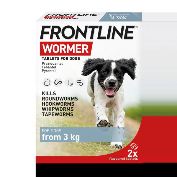 Frontline Wormer Tablets for Dogs - 2 pack